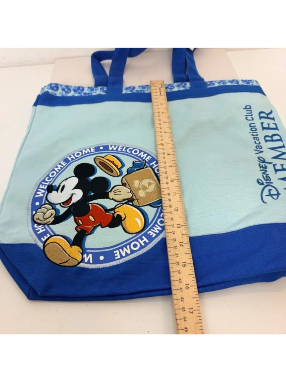 Disney Vacation Tote Bag Club Member Mickey Mouse Welcome Home Cruise Travel